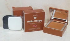 BENEFIT HELLO HAPPY DUAL-COVERAGE POWDER FOUNDATION SHADE 10 0.25 OZ *LOT OF 2*