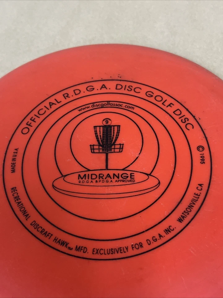 Discraft 1995 Official RDGA PDGA Patent Collectors Midrange Disc - Image 2 of 4