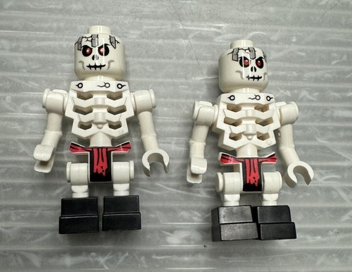 LEGO Ninjago MINIFIGURE LOT/2 Skeleton FRAKJAW