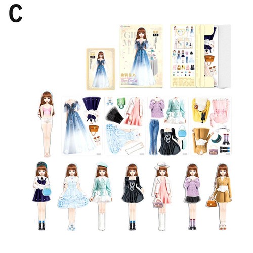 Magnetic Dress Up Princess Paper Dolls For Girl Magnetic Dress-Up Dolls 2024 New - Picture 12 of 13