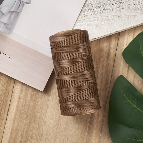 260m/Rolle Flach Gewachst Polyester Kordeln Nähen Schnur Schmuck Basteln Fäden 1x0,3mm - Bild 35 von 111