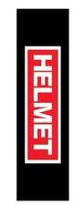 Helmet Logo 9x 33 Skateboard Grip Tape Sheet - Black