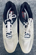 Mens  Size 12 FootJoy Hyperflex FTF 2.0 White Golf Shoes  #51067- Very Nice Cond