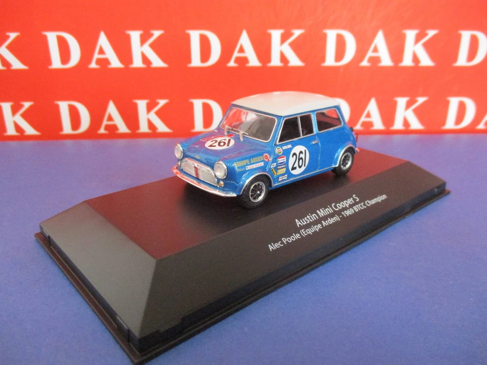 Die cast 1/43 Modellino Auto Austin Mini Cooper S BTCC 1969 A. Poole - Immagine 2 di 4