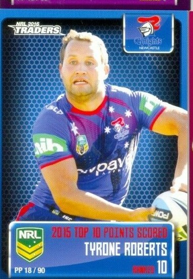 2016 NRL Traders Puzzle Pieces Card PP18/90 Tyrone Roberts - Knights 2016 NRL Traders Puzzle Pieces Card PP18/90 Tyrone Roberts - Knights