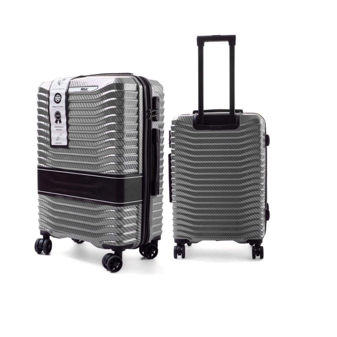 Reisekoffer Koffer aus Polycarbonat 4 Räder Griff Zahlenschloss leicht L XL XXL