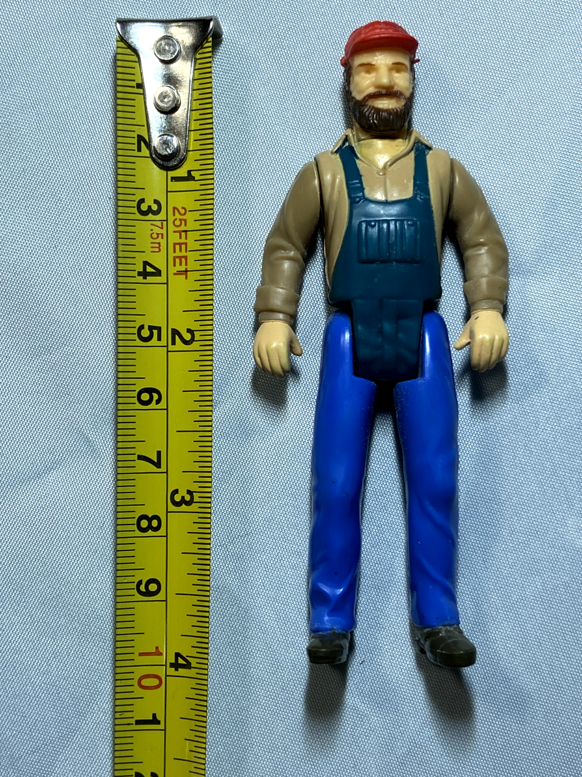 Rare 1980s Mego Dukes of Hazzard Uncle Jesse Brown Beard Action Figure