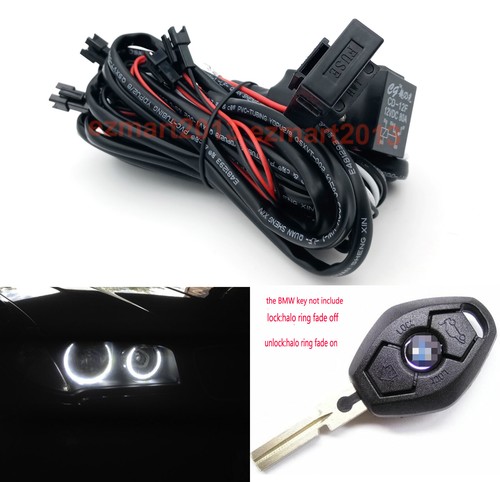 for BMW E39 M5 LCI 2001-2003 headlight LED halo ring angel eye DRL cotton white - Picture 9 of 16
