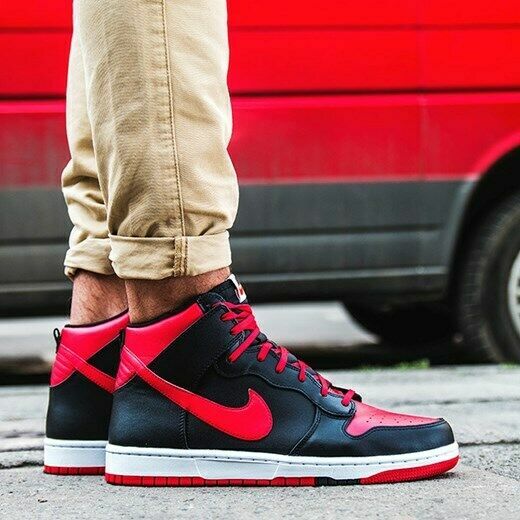 nike dunk high cmft bred
