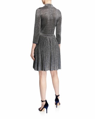 TED BAKER Noaleen silver sparkle knit 