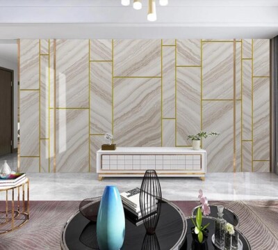 3D Marble Background ZHUA14739 Wallpaper Wall Murals Removable Self-adhesive Ann