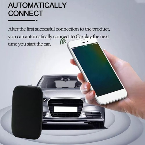 Wireless Carplay AI box Android Auto Adapter Converter w/Netflix YouTube WIFI - Foto 15 di 17