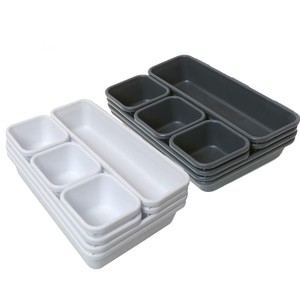 Adjustable Drawer Organiser Divider Tidy Organiser Tray Kitchen