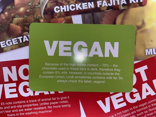 Vegan/Not Vegan - Can You Spot The Vegan Products? Card Game - Picture 8 of 12