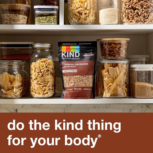 Kind Healthy Grains Cinnamon Oat Clusters With Flax Seeds 11 Oz - Picture 2 of 4