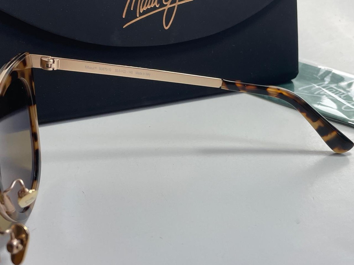Maui Jim Wood Rose Tokyo Tortoise Gold/Bronze Polarized Sunglasses