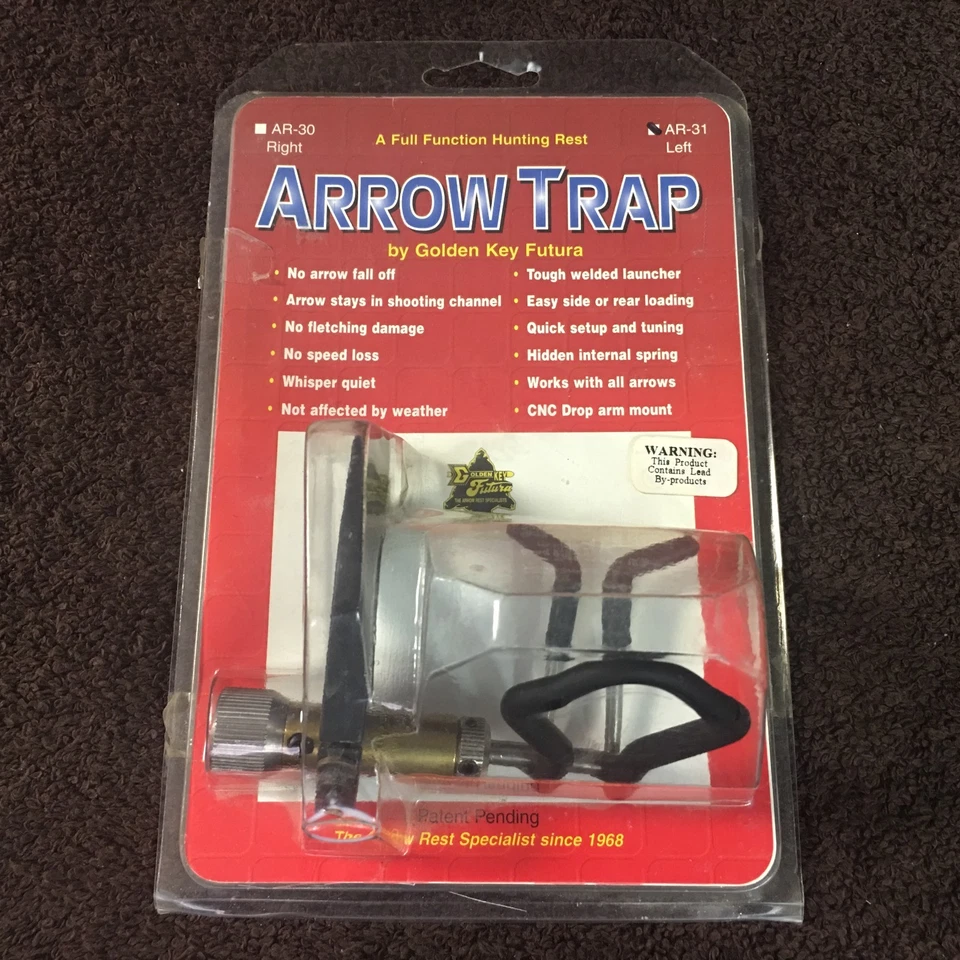 Golden Key Futura Arrow Trap Rest Left Hand AR-31 No Arrow Fall Off - Image 2 of 3