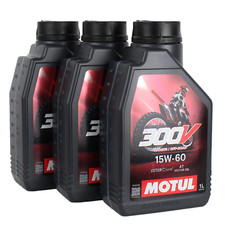 Olio motore Motul 300V 15W60 4 tempi racing/off road ESTER core olio moto 3x1 litri