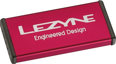 Lezyne Fahrrad Flickzeug Reparaturset Metall Rot   Alubox mit Flicken & Werkzeug