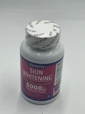 Xemenry Skin Whitening Lightens & Evens Skin Tone 5000MCG 60Capsules EXP-10/2026