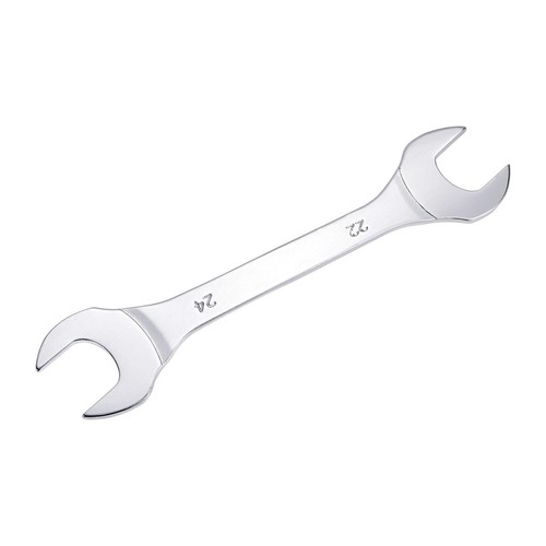 Delgada Abierto Extremo Llave, 22mm x 24mm Cromado Chapado Alto Carbono Acero - Imagen 4 de 5