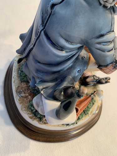 Capodimonte By Roni-La Medea, Homeless Man Fixing his Sock NEW Certified - Picture 9 of 12