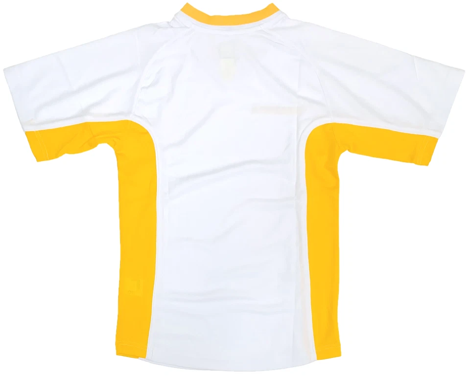 Camiseta polo de fútbol Diadora Villa 090 blanca amarilla juvenil talla L Foto 2 de 2