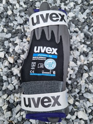 10 Paar UVEX phynomic XG Schutzhandschuhe Gr:6 Garten-Montage-Arbeitshandschuhe 