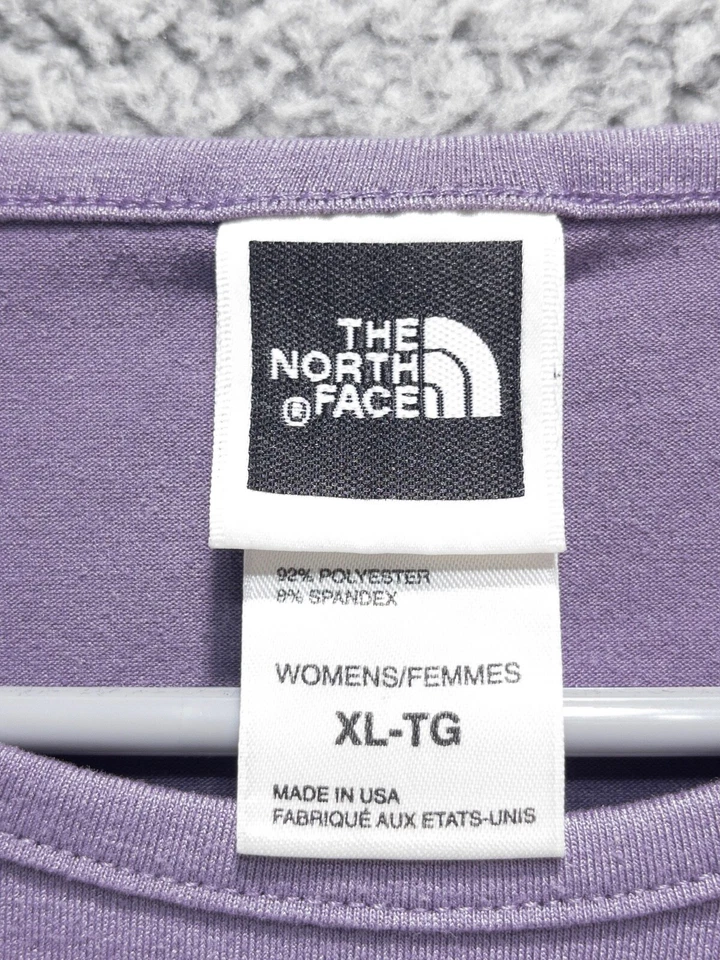 Top North Face Vapor Wick Mujer Púrpura Talla XL Manga Larga Correr Gimnasio Entrenamiento Foto 4 de 4