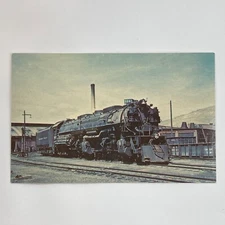 Northern Pacific 5142 Articulated Locomotive Livingston Montana MT Postcard