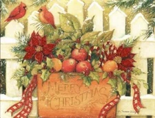 MERRY CHRISTMAS WELCOME DELUXE LANG CO CHRISTMAS CARD by SUSAN WINGET (9)