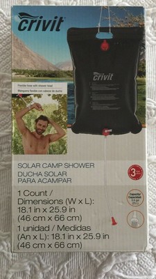 SHIPS FREE**SOLAR CAMP SHOWER 6.6GALLON ADJUSTABLE VALVE AND SHOWERHEAD INLCUDED SHIPS FREE**SOLAR CAMP SHOWER 6.6GALLON ADJUSTABLE VALVE AND SHOWERHEAD INLCUDED