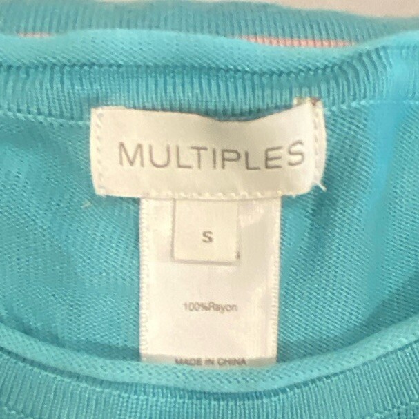 Multiples Womens Sweater Pullover S Multicolor Ra… - image 7