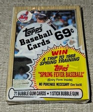 1987 Topps Baseball New Sealed 31 Cards top #575 P. Tabler Cleveland Indians