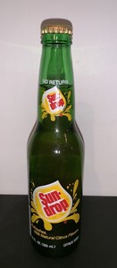 SUN-DROP-1979-Rookie-of-the-Year-Series-1-Vintage-Glass-Full-bottle