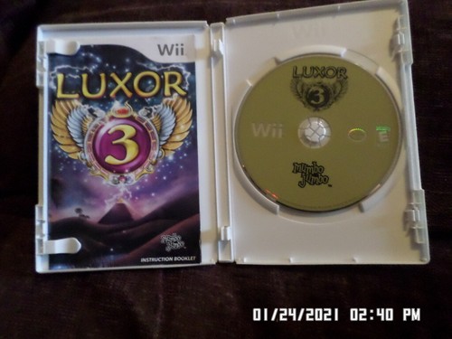 Luxor 3 (Nintendo Wii) = KOMPLETT mit Hülle & Bedienungsanleitung - Bild 2 von 2