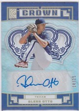 2022 Panini Capstone Crown Auto Holo Gold Glenn Otto Rangers 14/25