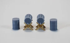 O Scale Laser Cut Drum Stand Kit with Drums