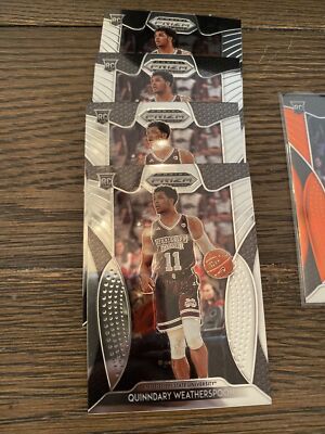 2019 Prizm Draft Quinndary Weatherspoon 9 Card Rookie Lot Orange
