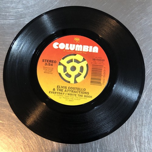 Elvis Costello Everyday I Write The Book 45rpm 7" vinyl single Picture Sleeve - Picture 4 of 5