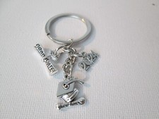 Class of 2024 Graduate Key Chain Cap Tassel Diploma