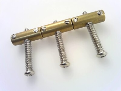 True Custom Shop  Vintage BRASS Bridge Saddles for Fender Telecaster Tele