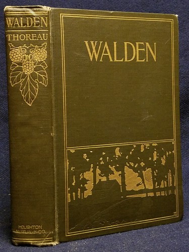 Henry David Thoreau Walden Or, Life in the Woods 1902 HC Good condition - Picture 2 of 18