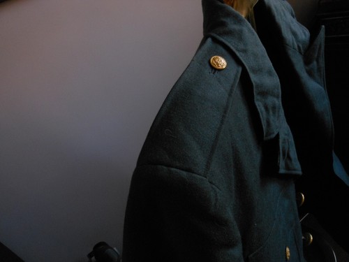 US Army Military Green Coat Blazer 38 R Jacket Uniform Gold Eagle Buttons vtg - Picture 22 of 23