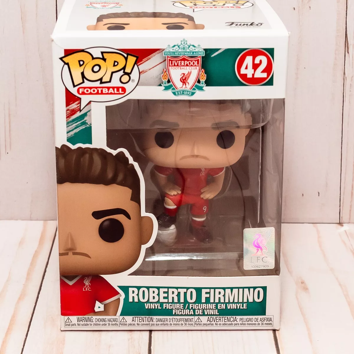 Soccer Pop! Vinyl Figure Roberto Firmino [Liverpool] [42] — Fugitive Toys