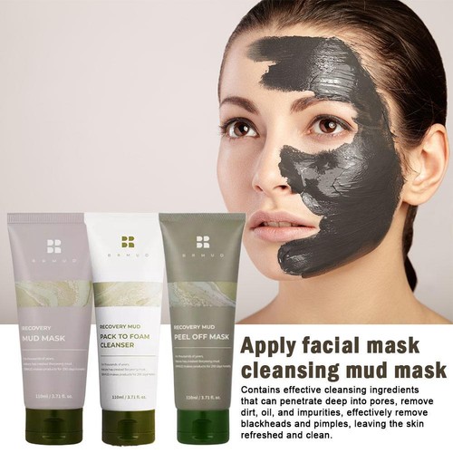 Recovery Mud Mask-3.71oz / 110ml With 100% Pure "Boryeong" Mud K-Beauty-. - Picture 7 of 17