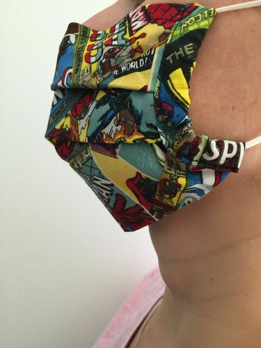 HAUSGEMACHTE BAUMWOLLSTOFF GESICHTSMASKE, MIT TASCHE FÜR FILTER (nicht enthalten) wiederverwendbar - Bild 14 von 198