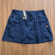Adidas Sport Made to be Remade Golf Skort Womens S Skirt Navy Orange HT0007 85