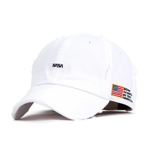 Gorra de béisbol unisex para hombre mujer aleta lavada NASA sombrero de camionero M L 58 cm 60 cm - Imagen 20 de 31