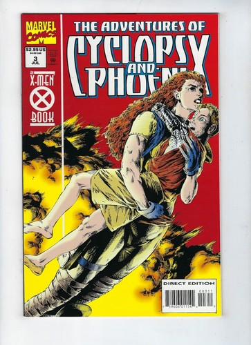 ADVENTURES OF CYCLOPS & PHOENIX #'s 1-4 (Marvel MINI-SERIE, hochwertig 1994) - Bild 7 von 10